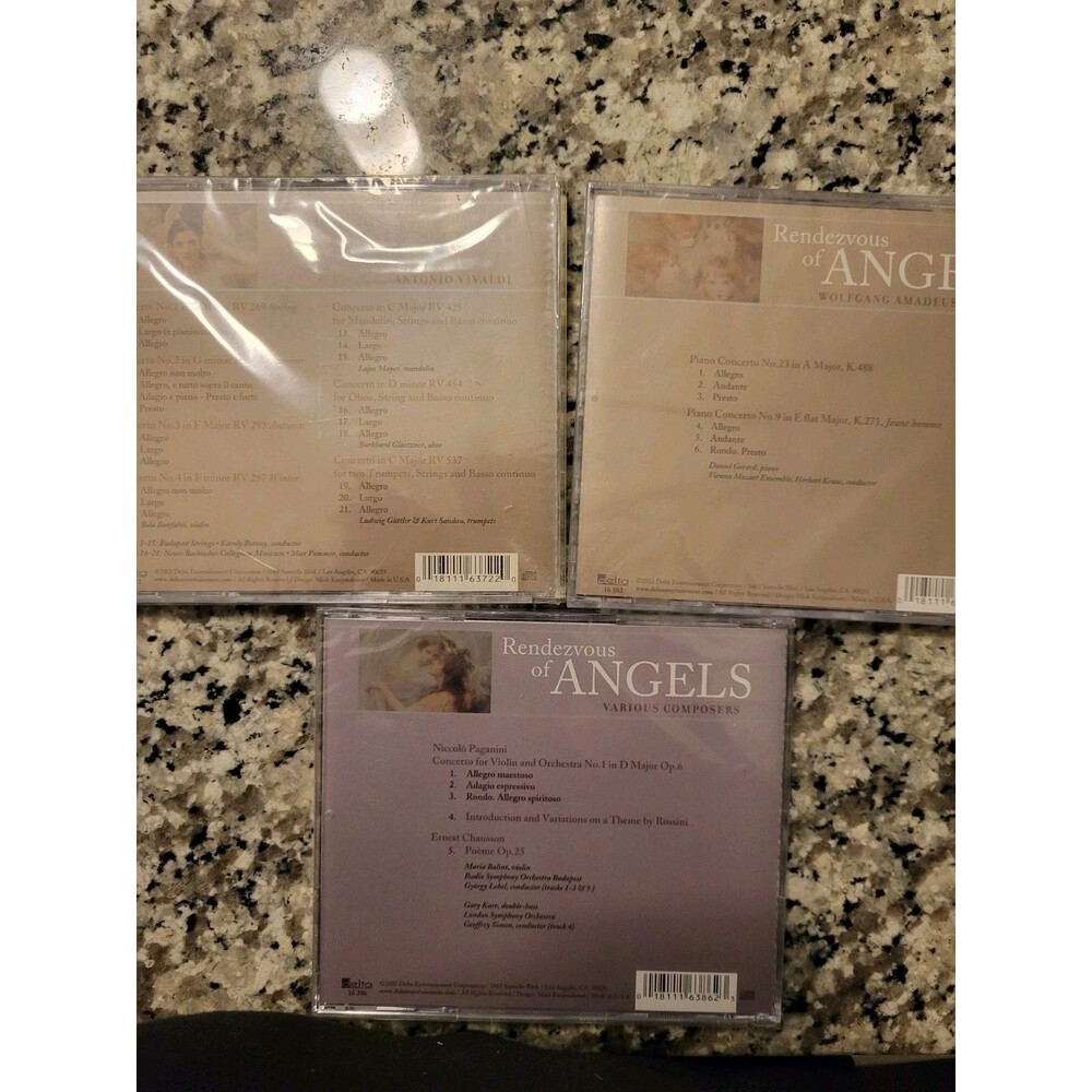 Lot‎ Of 3 Rendezvous of Angels CDs